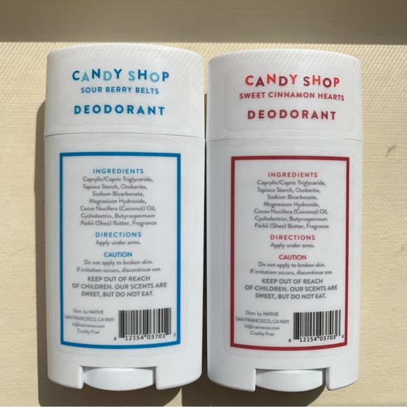 Native Bath, Skin & Hair Native Deodorant Candy Shop Collection